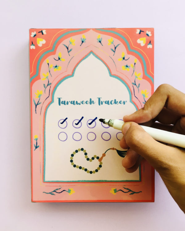 Taraweeh Tracker Pastel (dry erase board)