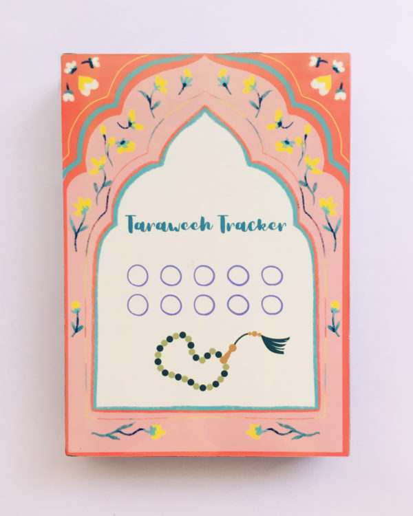 Taraweeh Tracker Pastel (dry erase board)