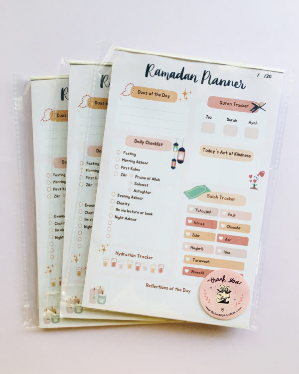 Ramadan Planner Notepad