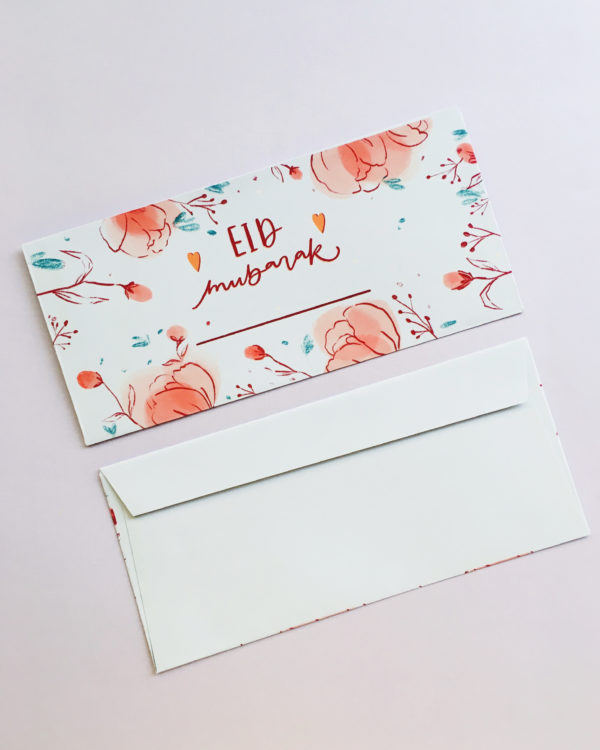 Eidee Envelope-Soft Florals