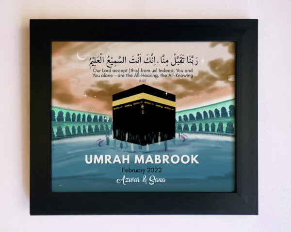 Umrah Mabrook Teal